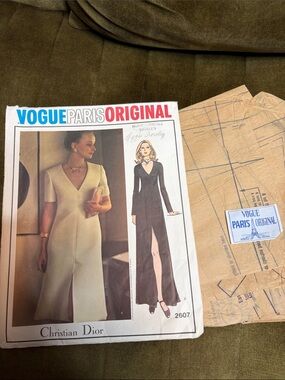 Vintage Vogue Paris Original Christian Dior 2607 size 14 uncut